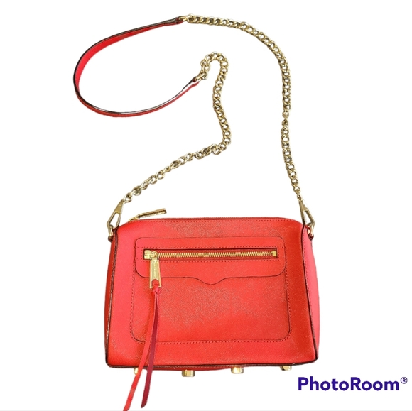 Rebecca Minkoff Avery Zest Leather Cross Body Bag EUC Spring - Picture 5 of 16